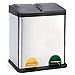 Cubo con pedal y 2 compartimentos