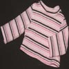 Camiseta rayas rosa y negro Miyo Mariquita Pérez