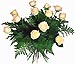 12 Rosas Blancas de tallo largo 70 cm