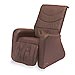 Sill�n de masaje de piel color chocolate