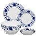 Vajilla de 56 piezas en porcelana