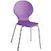 Silla de comedor púrpura