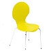 Silla de comedor amarilla