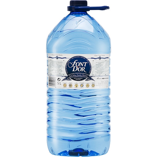 Agua Mineral Garrafa 5 L FONT D OR Supermercado Hipercor