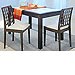 Mesa extensible o silla acabadas en color wengu� (