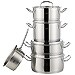 Batería de cocina de 5 piezas en acero inoxidable