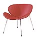 Silla de despacho con estructura cromada