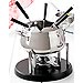 Fondue con base de madera