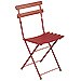 Silla plegable roja