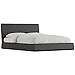 Cama contenedor tapizada