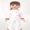 Muñeca Miyo coleta pelirroja y ojos negros con pijama Mariquita Pérez