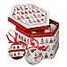 Caja de 14 bolas decoradas