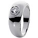 Anillo solitario Chat�n Oro Blanco + Oso Unicef
