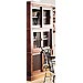 Vitrina de 3 cuerpos en madera de iroko