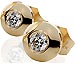 Pendientes Chat�n Oro Amarillo + Oso Unicef