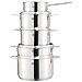 Batería de cocina de 5 piezas en acero inoxidable