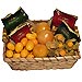 Cesta de mimbre con selecci�n de frutos secos