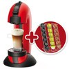 Máquina de café Krups Fontana roja con control manual para cápsulas Nescafé Dolce Gusto