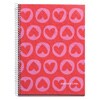 Cuaderno escolar folio pin corazón Agatha Ruiz de la Prada