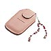 FUNDA TERCIOPELO+COLGANTE ROSA