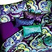 Juego de funda nórdica morado