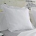 Funda de almohadón blanca