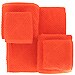 Juego de 5 toallas naranja