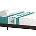 Juego de sábanas verde turquesa