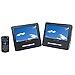 Reproductor DVD port�til con 2 pantallas para autom�vil compatible con MPEG4