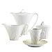 Juego de caf� de 27 piezas en porcelana