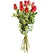 9 Rosas Rojas de tallo largo 60 cm