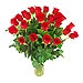Ramo Real 24 Rosas Rojas de tallo largo 80 cm.