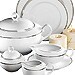 Vajilla de 57 piezas en porcelana