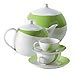 Juego de caf� de 27 piezas en porcelana
