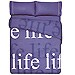 Juego de funda nórdica morada