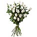 Ramo Real 18 Rosas blancas largo 80 cm