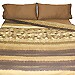 Juego de funda nórdica marrón bronce