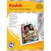 Papel fotográfico Kodak brillante A4 250 gr/m2 20 hojas