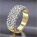 Anillo Lluvia de Diamantes + Cuello de piel