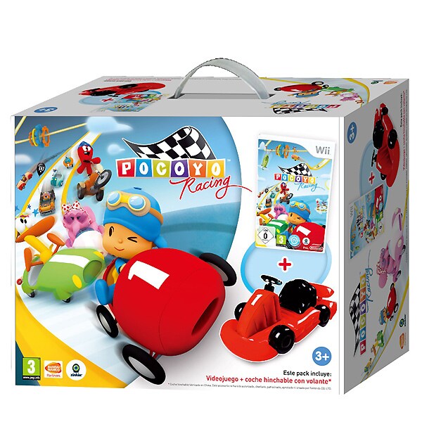 pocoyo wii coche hinchable