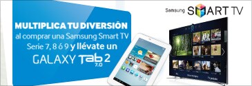 Multiplica tu diversión con Samsung y llévate de regalo un Galaxy Tab 2
