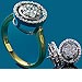Conjunto Isabelle: Anillo + Pendientes