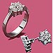 Conjunto Estrella: Anillo + Pendientes + Bolso