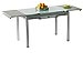Mesa de cocina extensible en aluminio (disponible