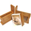 Sujetalibros de bamboo