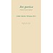 ARS PO�TICA. VERSIONES DE POES�A MODERNA