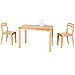 Conjunto de mesa + 2 sillas