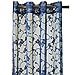 Visillo confeccionado azul