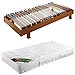 Colch�n de l�tex + Somier fijo de 150x190 cm.