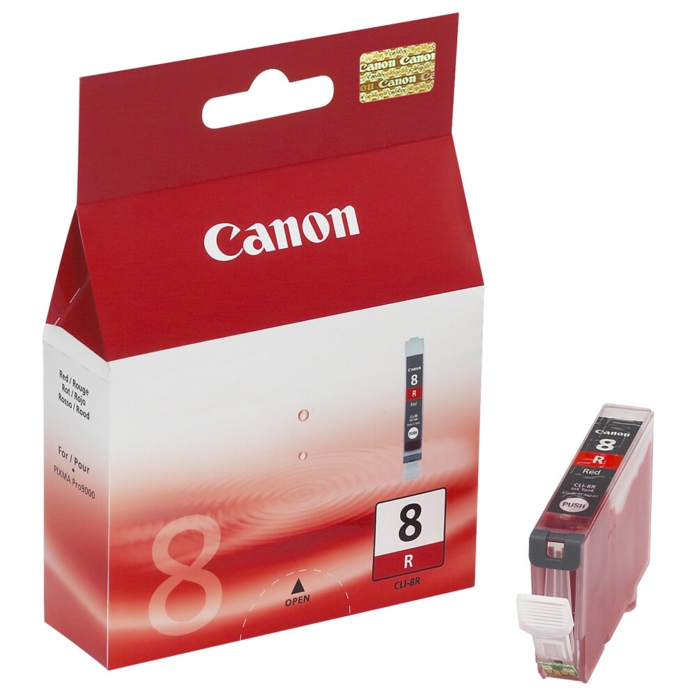 Cartucho original Canon color rojo CLI-8R